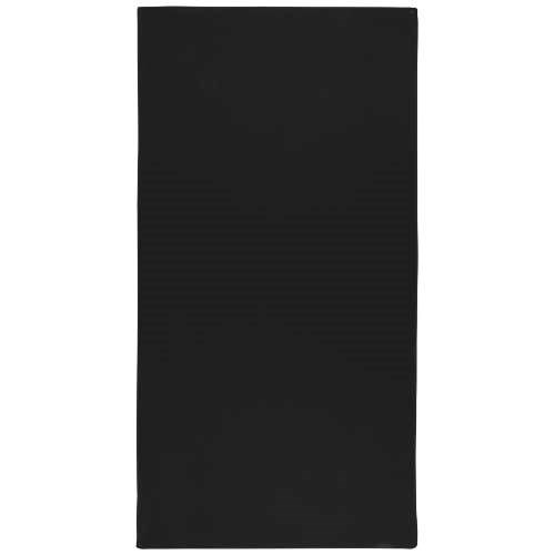 Obrázky: RPET sport. ručník 50×100cm v netk. obalu, černá, Obrázek 4