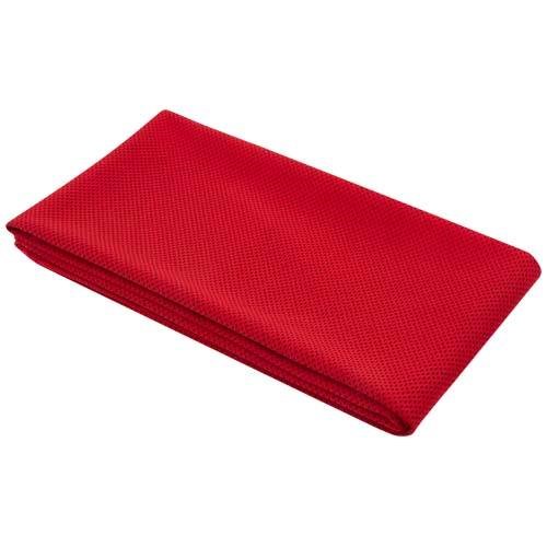 Obrázky: Polyester. sportovní ručník 50×100 cm, červená