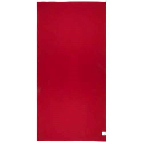 Obrázky: Polyester. sportovní ručník 70×140 cm, červená, Obrázek 2