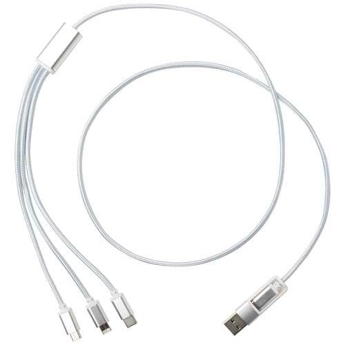 Obrázky: Stříbrný nabíjecí kabel 5v1 z recyklovaného hliníku, Obrázek 6