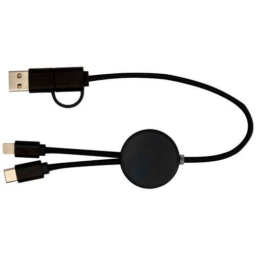 Obrázky: Černý rychlonabíjecí 27W kabel 5v1, 30 cm, plast, Obrázek 6