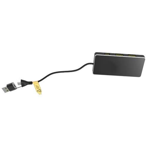 Obrázky: USB hub 8v1 SCX s 6 porty, svítící logo, Obrázek 4