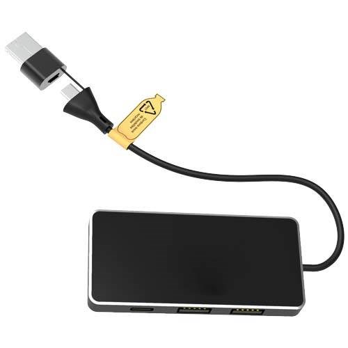 Obrázky: USB hub 8v1 SCX s 6 porty, svítící logo, Obrázek 5