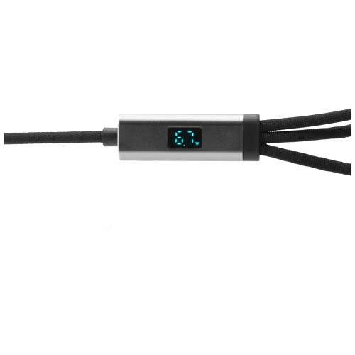 Obrázky: 100W ultra rychlý nabíjecí kabel SCX 5v1 z rPET, Obrázek 4