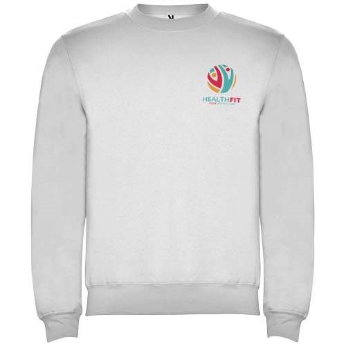 Obrázky: Unisex mikina Clasica 280, bílo-šedý melír XL, Obrázek 5