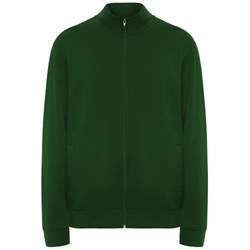 Obrázky: Zelená unisex mikina na zip Ulan 280, M