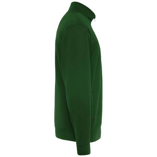 Obrázky: Zelená unisex mikina na zip Ulan 280, M, Obrázek 4