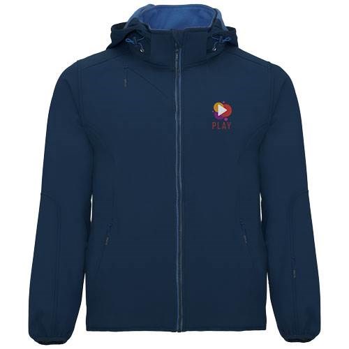 Obrázky: Nám.modrá unisex softshellová bunda Siberia XXXL, Obrázek 3