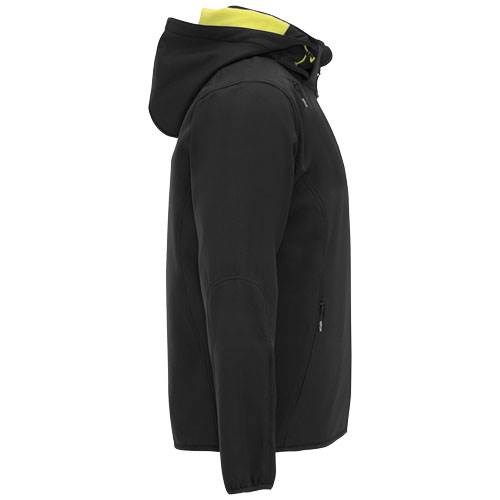 Obrázky: Černá unisex softshellová bunda Siberia XXXL, Obrázek 9