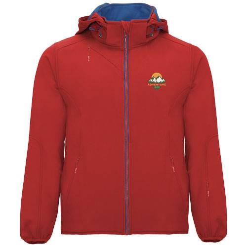 Obrázky: Červená unisex softshellová bunda Siberia S, Obrázek 20