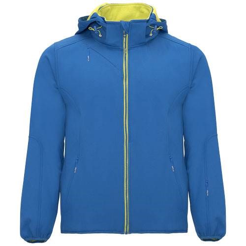 Obrázky: Modrá unisex softshellová bunda Siberia S, Obrázek 17