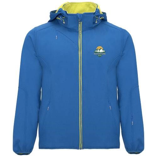 Obrázky: Modrá unisex softshellová bunda Siberia S, Obrázek 20