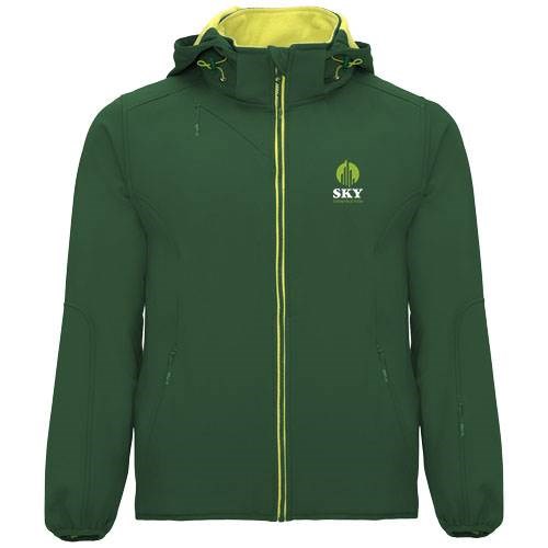 Obrázky: Zelená unisex softshellová bunda Siberia XL, Obrázek 20
