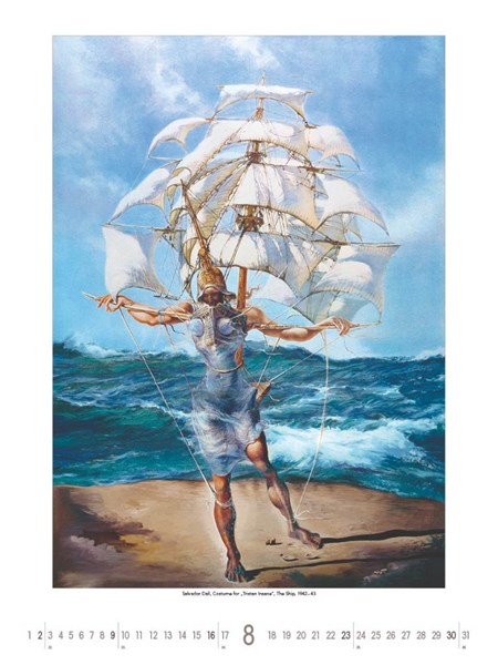 Obrázky: SALVADOR DALÍ, nástěnný kalendář 420x560 mm, Obrázek 12