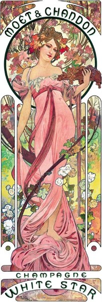 Obrázky: ALFONS MUCHA, nástěnný kalendář 330x600 mm, Obrázek 10