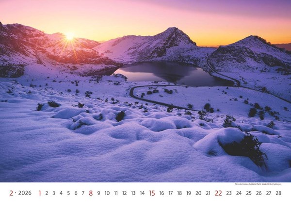 Obrázky: NATIONAL PARKS, nástěnný kalendář 450x315 mm, Obrázek 3