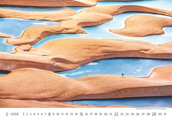 Obrázky: NATIONAL PARKS, nástěnný kalendář 450x315 mm, Obrázek 4