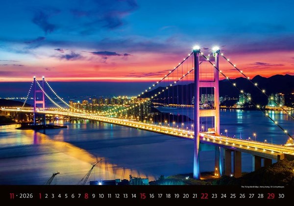 Obrázky: BRIDGES, nástěnný kalendář 450x315 mm, Obrázek 12