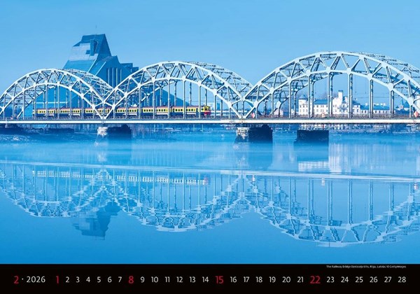 Obrázky: BRIDGES, nástěnný kalendář 450x315 mm, Obrázek 3
