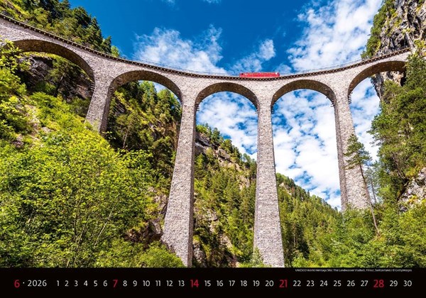 Obrázky: BRIDGES, nástěnný kalendář 450x315 mm, Obrázek 7