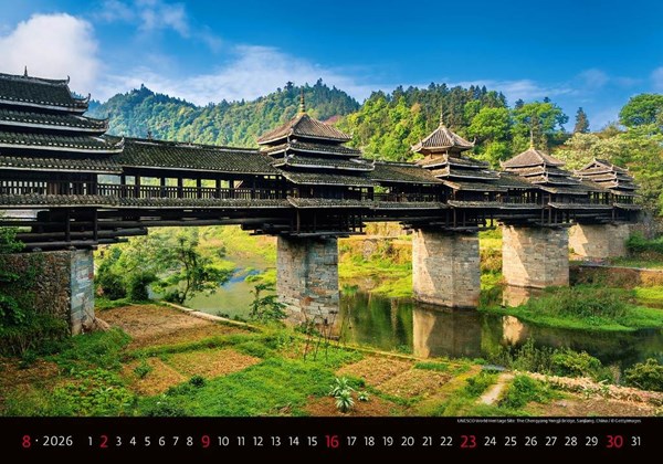 Obrázky: BRIDGES, nástěnný kalendář 450x315 mm, Obrázek 9