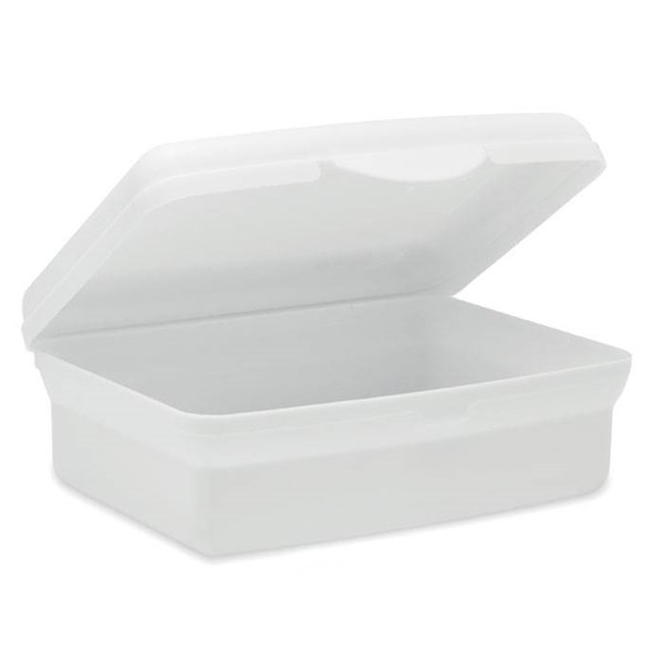 Obrázky: Bílý plastový svačinový box 800ml, Obrázek 2