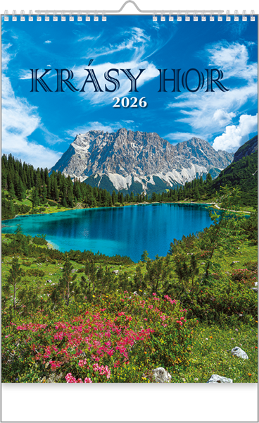 Obrázky: KRÁSY HOR, nástěnný kalendář 340x485 mm