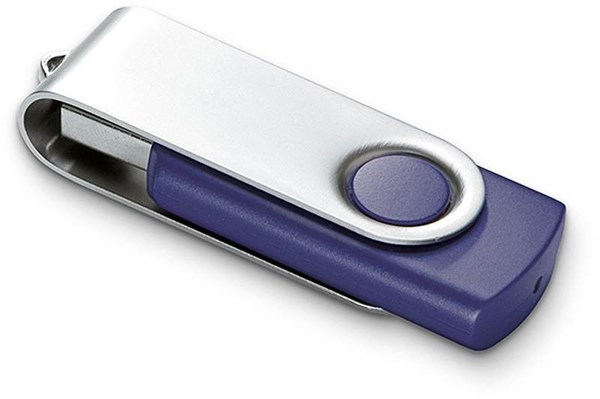 Obrázky: Twister Techmate modro-stříbrný USB disk 4GB, Obrázek 3