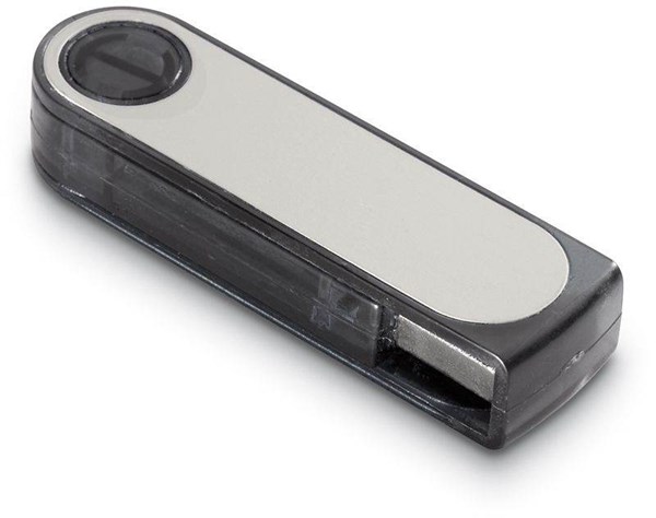Obrázky: Rotolink šedo-stříb. rotační USB flash disk 64GB