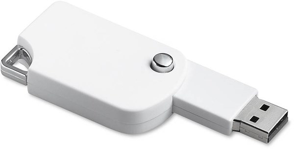 Obrázky: Popmemo bílý vysouvací USB flash disk 64 GB