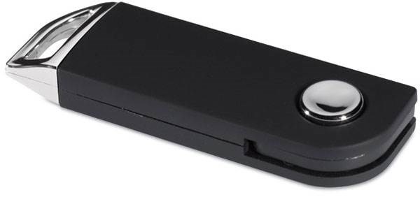 Obrázky: Slimpopmemo černý vysouvací USB flash disk 64 GB