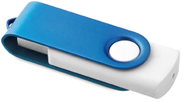 Obrázky: Twister Rotoflash modro-bílý USB flash disk 16GB, Obrázek 2