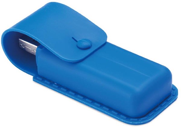 Obrázky: Silicoflash modrý USB flash disk 64GB