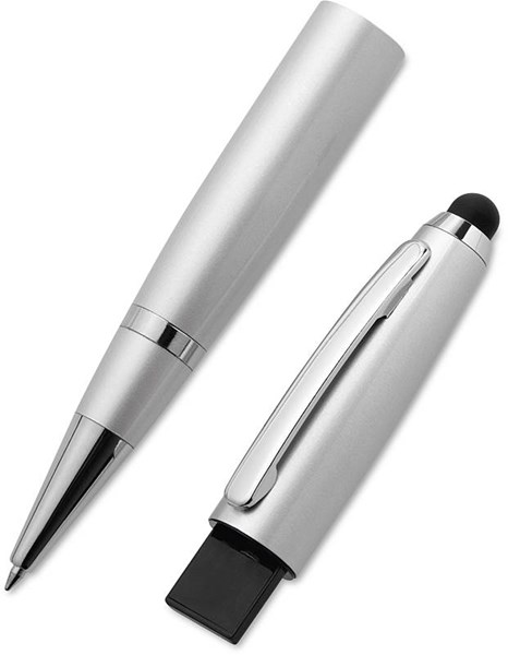 Obrázky: Memotouch stříbrné kul. pero/stylus/USB disk 32 GB, Obrázek 2