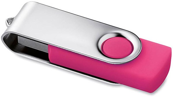 Obrázky: Twister Techmate 3.0 růžovo-stříbrný USB disk 64GB