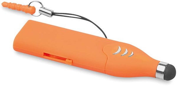 Obrázky: OTG Touch USB flash disk 8 GB se stylusem,oranžový, Obrázek 2