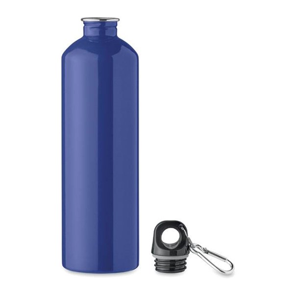 Obrázky: Jednostěnná nerezová láhev 750 ml, modrá, Obrázek 3