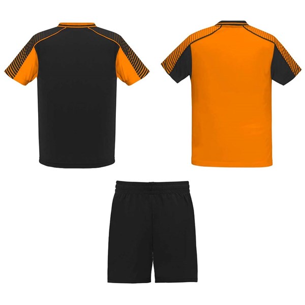 Obrázky: Dětská sada 2 dresů a šortek, oranž.-černá 3/4, Obrázek 2