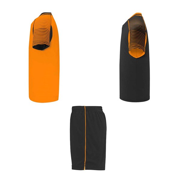 Obrázky: Dětská sada 2 dresů a šortek, oranž.-černá 3/4, Obrázek 4