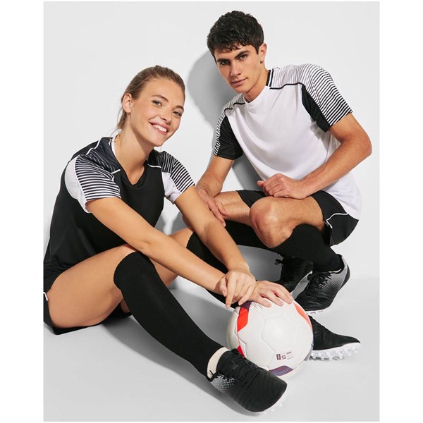 Obrázky: Dětská sada 2 dresů a šortek, bílo-černá 7/8, Obrázek 3