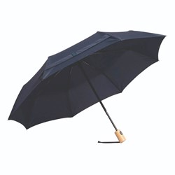 Obrázky: RPET skládací deštník s automatickým O+Z, tm.modrý