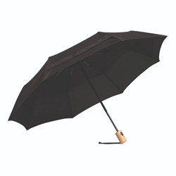 Obrázky: RPET skládací deštník s automatickým O+Z, černý