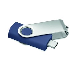 Obrázky: USB flash disk Twister 3.0, typ-C 16GB tmavě modrý