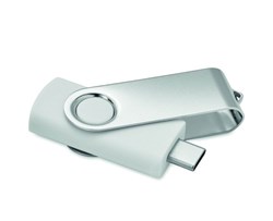 Obrázky: USB flash disk Twister 3.0, typ-C 16GB bílý