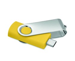 Obrázky: USB flash disk Twister 3.0, typ-C 16GB žlutý