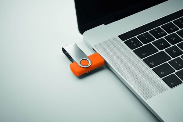 Obrázky: USB flash disk Twister 3.0, typ-C 16GB oranžový, Obrázek 7