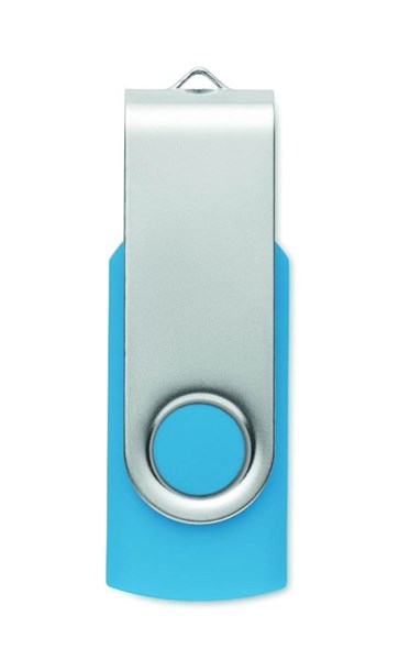 Obrázky: USB flash disk Twister 3.0, typ-C 16GB tyrkysový, Obrázek 3