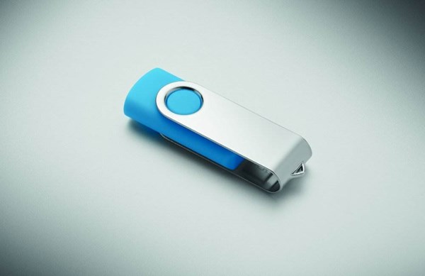 Obrázky: USB flash disk Twister 3.0, typ-C 16GB tyrkysový, Obrázek 5