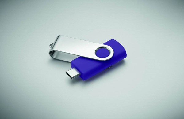Obrázky: USB flash disk Twister 3.0, typ-C 16GB fialový, Obrázek 4