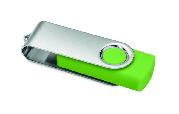 Obrázky: USB flash disk Twister 3.0, typ-C 16GB limet.zelený, Obrázek 2